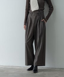 GALLEST | ツイードタックワイドパンツ(その他パンツ)