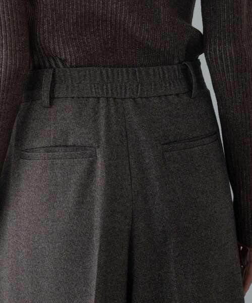 GALLEST（ギャレスト）の「ツイードタックワイドパンツ（その他パンツ・レディース・ダークブラウン系3/ブラック系3/ベージュ系3・36/38/40）」の16枚目の写真