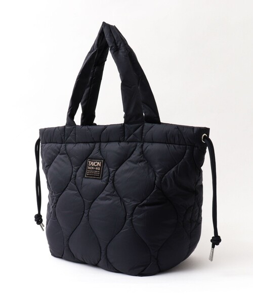 TAION（タイオン）の「【TAION / タイオン】MILITARY SOFT SHELL DOWN TOTE BAG M（トートバッグ・メンズ・ブラック/ブルー/チャコールグレー/ダークネイビー・FREE）」の4枚目の写真