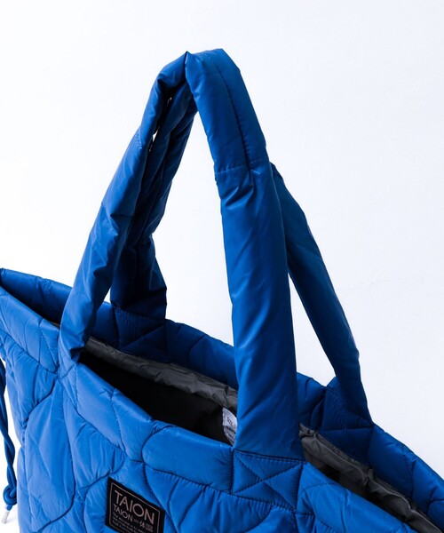 TAION（タイオン）の「【TAION / タイオン】MILITARY SOFT SHELL DOWN TOTE BAG M（トートバッグ・メンズ・ブラック/ブルー/チャコールグレー/ダークネイビー・FREE）」の16枚目の写真