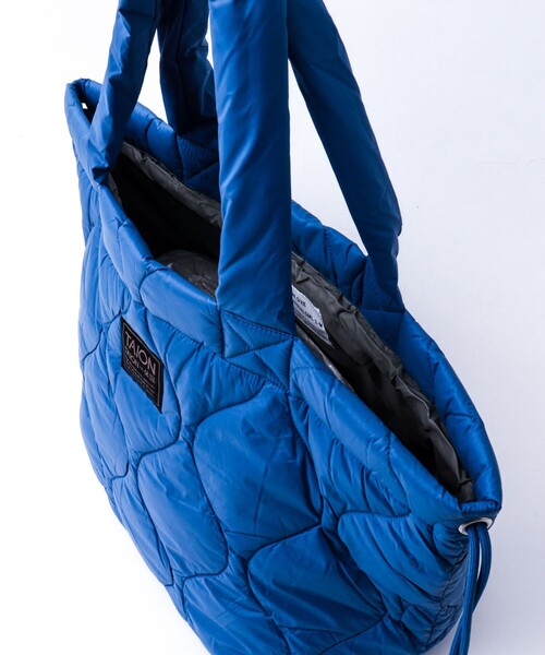 TAION（タイオン）の「【TAION / タイオン】MILITARY SOFT SHELL DOWN TOTE BAG M（トートバッグ・メンズ・ブラック/ブルー/チャコールグレー/ダークネイビー・FREE）」の17枚目の写真