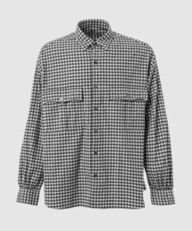 PORTER CLASSIC | ROLL UP FLANNEL GINGHAM CHECK SHIRT(シャツ/ブラウス)