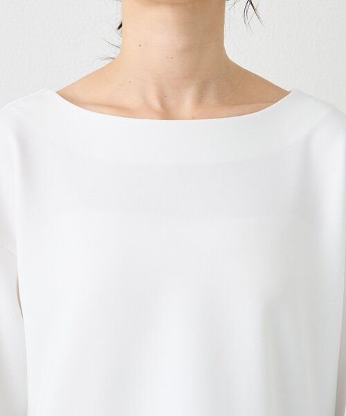 RIVE DROITE（リヴドロワ）の「【万能アイテム】ダンボールショートプルオーバー（Tシャツ/カットソー・レディース・グレイッシュベージュ/ブラック/オフホワイト・FREE）」の8枚目の写真