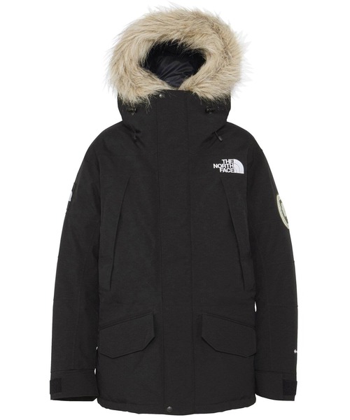 ノースフェイス　ダウンジャケット　ファー　ロゴ刺繍　PERTEX　防寒 ネイビー THE NORTH FACE / ザ ノースフェイス Antarctica Jacket アンターク