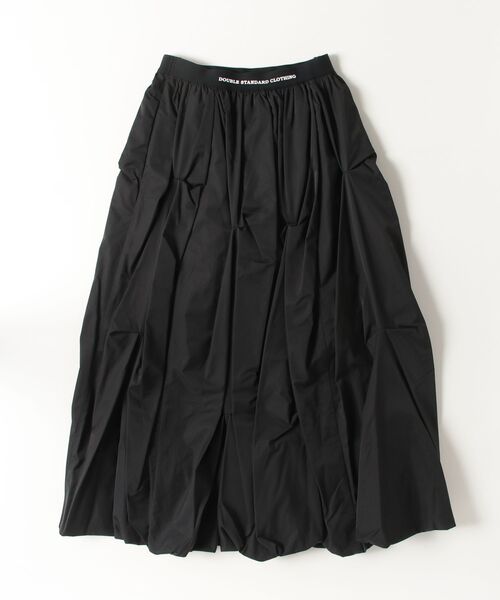 DOUBLE STANDARD CLOTHING（ダブルスタンダードクロージング）の「ランダムタック バルーンスカート（スカート・レディース・アイボリー/ブラック・36/38）」の3枚目の写真