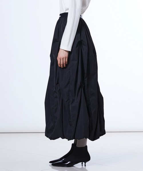 DOUBLE STANDARD CLOTHING(ダブルスタンダードクロージング)の「ランダムタック バルーンスカート(スカート・レディース・アイボリー/ブラック・36/38)」の16枚目の写真