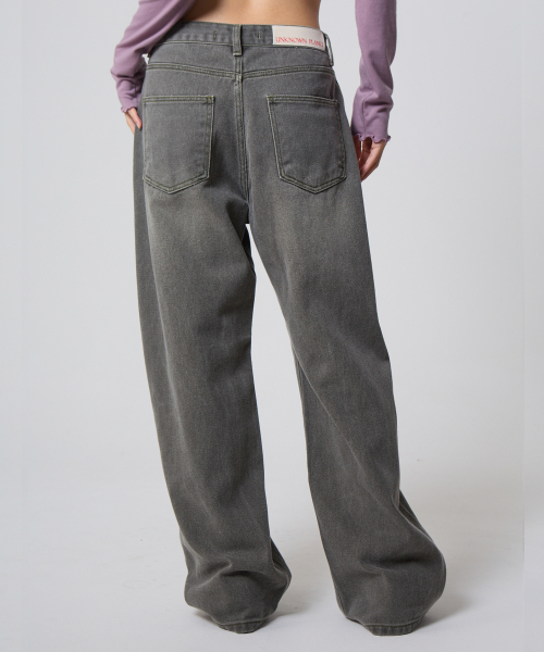 UNKNOWN PLANET(アンノウンプラネット)の「デイリー ワイド ピグメントパンツ カーキ(その他パンツ・レディース・その他・SMALL/MEDIUM/LARGE)」の7枚目の写真
