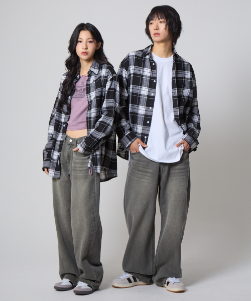 UNKNOWN PLANET(アンノウンプラネット)の「デイリー ワイド ピグメントパンツ カーキ(その他パンツ・レディース・その他・SMALL/MEDIUM/LARGE)」の9枚目の写真