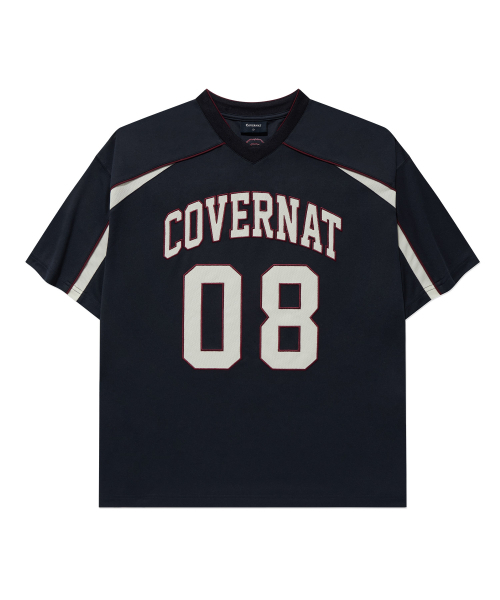 COVERNAT(カバーナット)の「ブロックコアアーチTシャツ ダークネイビー(Tシャツ/カットソー・レディース・その他・SMALL/MEDIUM/LARGE/X-LARGE)」の2枚目の写真