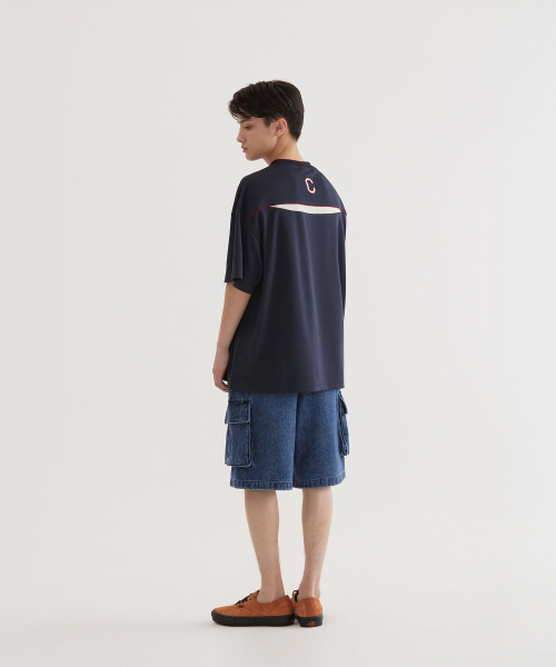 COVERNAT(カバーナット)の「ブロックコアアーチTシャツ ダークネイビー(Tシャツ/カットソー・レディース・その他・SMALL/MEDIUM/LARGE/X-LARGE)」の6枚目の写真