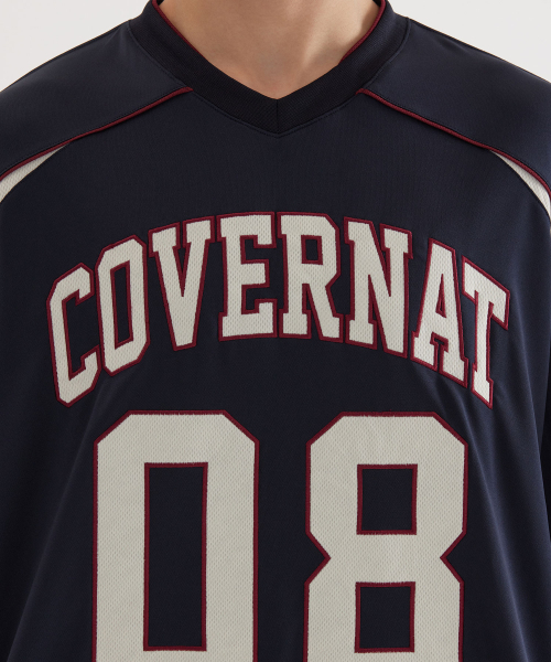 COVERNAT(カバーナット)の「ブロックコアアーチTシャツ ダークネイビー(Tシャツ/カットソー・レディース・その他・SMALL/MEDIUM/LARGE/X-LARGE)」の7枚目の写真