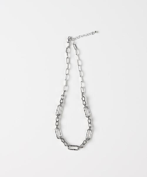 Right-on（ライトオン）の「Right-on Basic(ライトオンベーシック)【レディース】ランダムチェーンネックレス（ネックレス・レディース・シルバー・ONE SIZE）」の6枚目の写真
