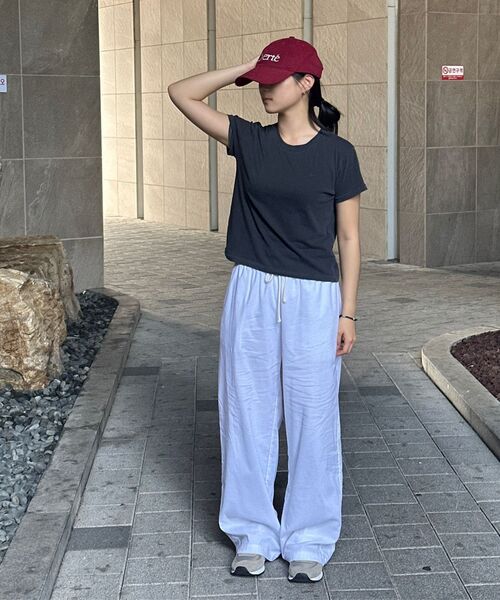 LADY VOLUME(レディーボリューム)の「ピグメントウォッシュTシャツ (チャコール)(Tシャツ/カットソー・レディース・その他・SMALL/MEDIUM)」の9枚目の写真