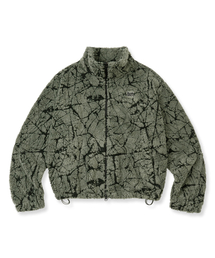 SPRAWL FLEECE PATTERN JACKET - KHAKI
