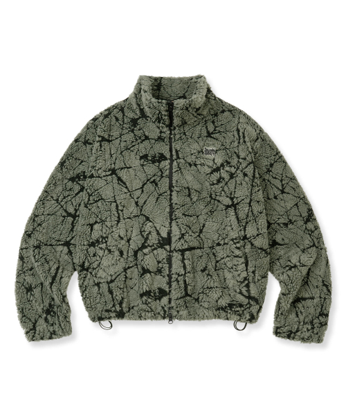 BROWNBREATH(ブラウンブレス)の「SPRAWL FLEECE PATTERN JACKET - KHAKI(その他アウター・レディース・その他・SMALL/MEDIUM/LARGE/X-LARGE)」の1枚目の写真