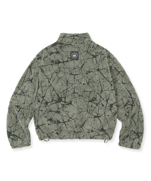 BROWNBREATH(ブラウンブレス)の「SPRAWL FLEECE PATTERN JACKET - KHAKI(その他アウター・レディース・その他・SMALL/MEDIUM/LARGE/X-LARGE)」の2枚目の写真