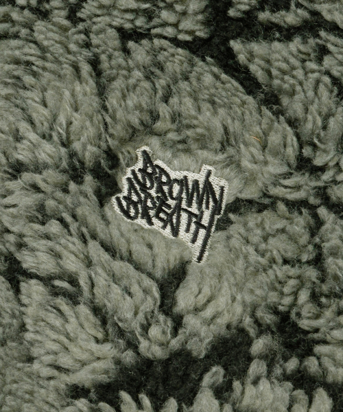 BROWNBREATH(ブラウンブレス)の「SPRAWL FLEECE PATTERN JACKET - KHAKI(その他アウター・レディース・その他・SMALL/MEDIUM/LARGE/X-LARGE)」の4枚目の写真