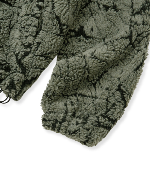 BROWNBREATH(ブラウンブレス)の「SPRAWL FLEECE PATTERN JACKET - KHAKI(その他アウター・レディース・その他・SMALL/MEDIUM/LARGE/X-LARGE)」の5枚目の写真