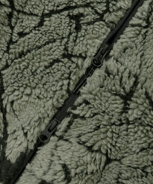 BROWNBREATH(ブラウンブレス)の「SPRAWL FLEECE PATTERN JACKET - KHAKI(その他アウター・レディース・その他・SMALL/MEDIUM/LARGE/X-LARGE)」の7枚目の写真