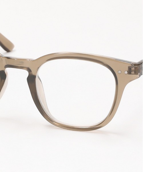 Right-on（ライトオン）の「Right-on Basic(ライトオンベーシック)【メンズ】ブルーライトカットサングラス（ファッショングラス）（その他・メンズ・ベージュ・ONE SIZE）」の6枚目の写真