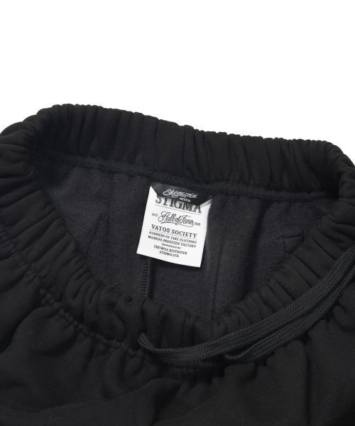 STIGMA(スティグマ)の「OLD LETTER WIDE JOGGER PANTS BLACK(スウェットパンツ・メンズ・その他・LARGE/MEDIUM/X-LARGE)」の3枚目の写真
