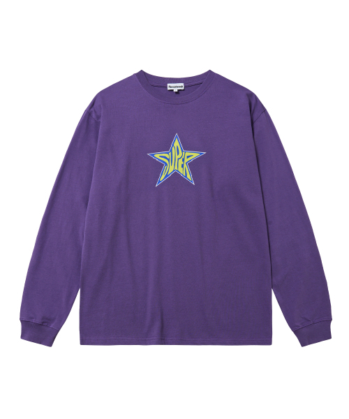 THE SCOT WRECK(ザ スコットレック)の「SUPER L/S(Tシャツ/カットソー・レディース・パープル・MEDIUM/LARGE/X-LARGE)」の1枚目の写真