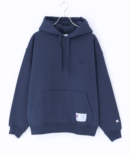 MDR(エムディアール)の「【Champion】アクションスタイル裏起毛フーディー【セットアップ対応】(パーカー・メンズ・グレー/ブラック/ネイビー・L/M)」の7枚目の写真