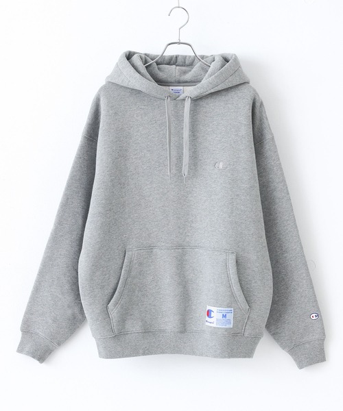 MDR(エムディアール)の「【Champion】アクションスタイル裏起毛フーディー【セットアップ対応】(パーカー・メンズ・グレー/ブラック/ネイビー・L/M)」の9枚目の写真
