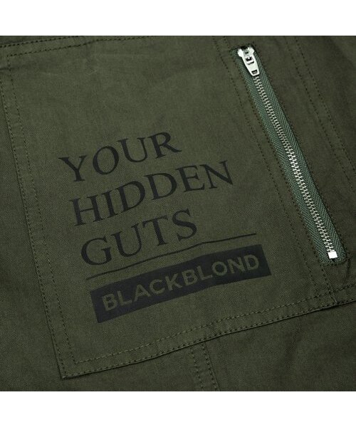 BLACK BLOND(ブラック ブロンド)の「ビビディヒドンガッツロゴワイドカーゴパンツ(カーキ)(その他パンツ・レディース・その他・LARGE/MEDIUM/SMALL/X-LARGE)」の9枚目の写真