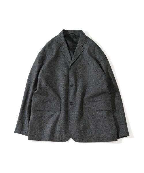 HORLISUN(ホーリーサン)の「Aston Wool Set Up Jacket Melange Gray(テーラードジャケット・レディース・その他・LARGE/MEDIUM/SMALL)」の1枚目の写真