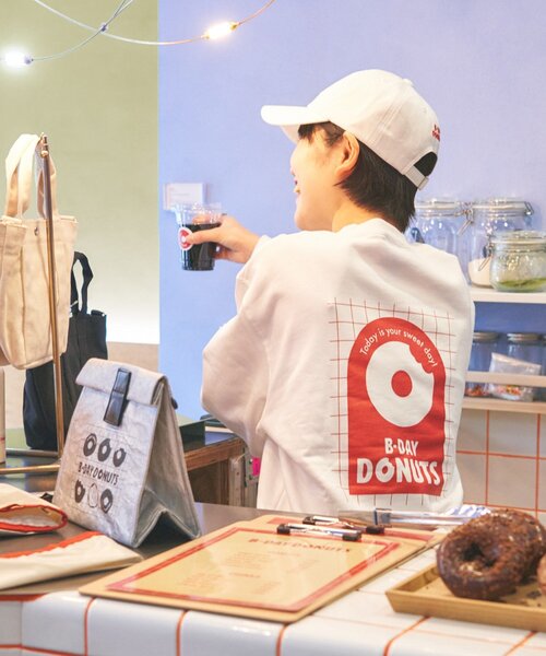 BIRTHDAY BAR（バースデイバー）の「≪BIRTHDAY BARオリジナル≫【B-DAY DONUTS】ドーナッツ刺繍キャップ（キャップ・レディース・ホワイト・0）」の10枚目の写真