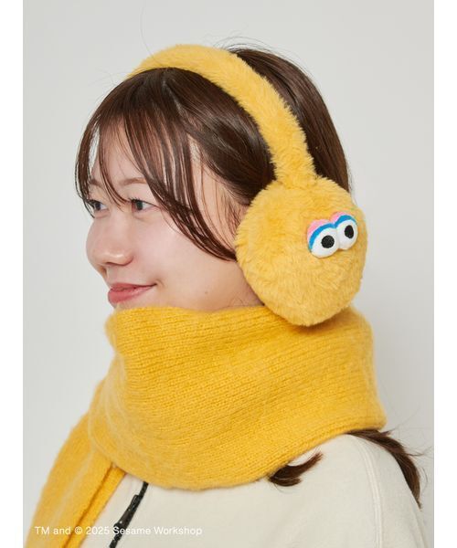 OUR KIND OF HOLIDAY】フェイスモチーフ イヤーマフ（イヤーマフ