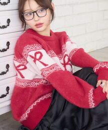 ems excite | リボンノルディックNTPO(ニット/セーター)