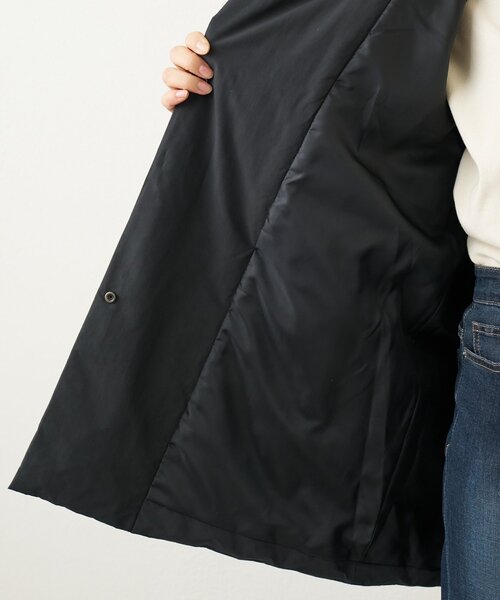 un dix cors（アンディコール）の「《上品スッキリ見え◎》マットランブラークロスロングダウンコート（ダウンジャケット/コート・レディース・グレイッシュベージュ/ブラック・FREE）」の21枚目の写真