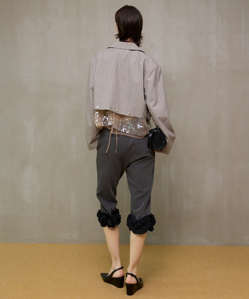 MAISON SPECIAL(メゾンスペシャル)の「Jacket All-in-One/マルチウェイジャケットオールインワン(つなぎ/オールインワン・レディース・ベージュ/ネイビー・38/36)」の12枚目の写真