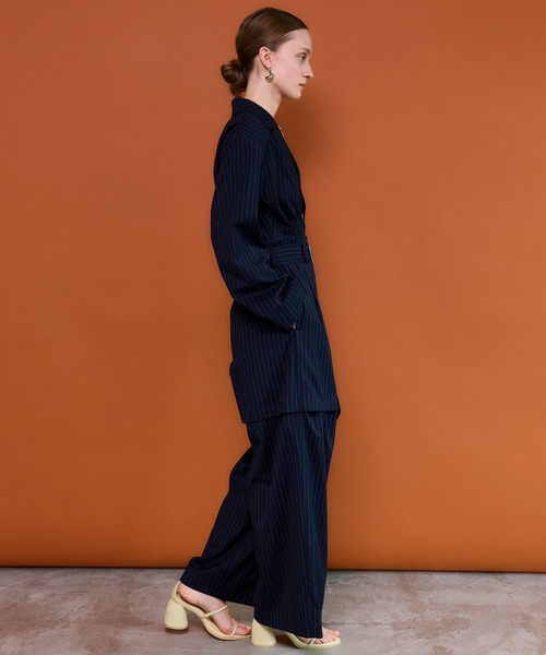 サロペット・オーバーオール・オールインワン Maison Special / Loose Jacket All In One Loose Jacket All In One Outfit/ルーズジャケットオールインワン