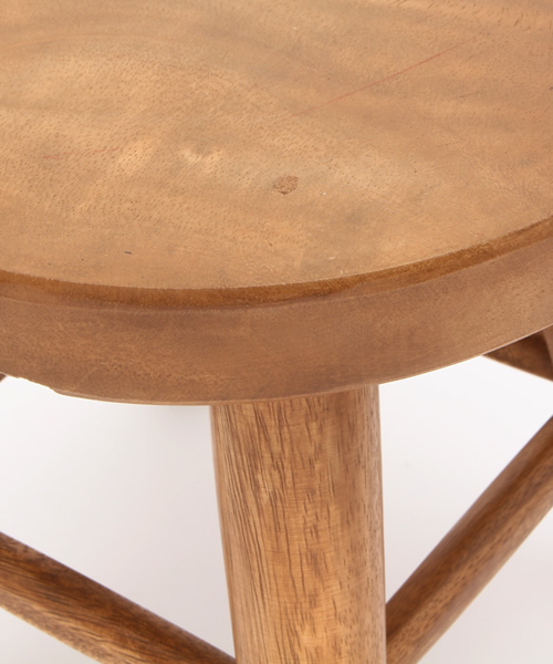 BAYFLOW（ベイフロー）の「BAYFLOW／アカシアミニスツール（家具・レディース・ライトブラウン・0）」の4枚目の写真