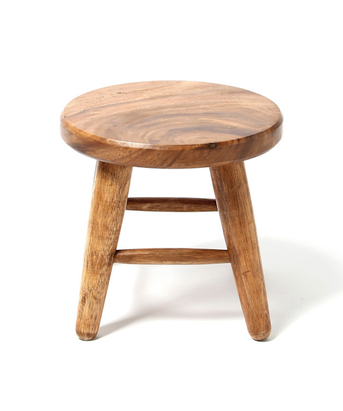 BAYFLOW（ベイフロー）の「BAYFLOW／アカシアミニスツール（家具・レディース・ライトブラウン・0）」の6枚目の写真