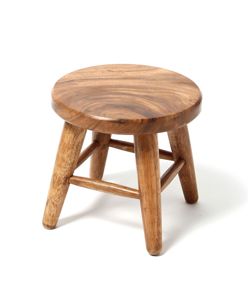 BAYFLOW（ベイフロー）の「BAYFLOW／アカシアミニスツール（家具・レディース・ライトブラウン・0）」の7枚目の写真