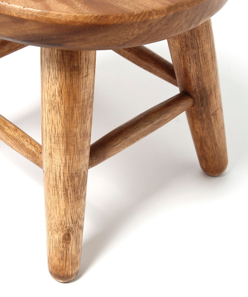 BAYFLOW（ベイフロー）の「BAYFLOW／アカシアミニスツール（家具・レディース・ライトブラウン・0）」の11枚目の写真