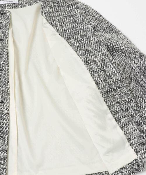 URBAN RESEARCH(アーバンリサーチ)の「ノーカラーツイードジャケット(ノーカラージャケット・レディース・オフホワイト/ブラック系その他・FREE)」の11枚目の写真