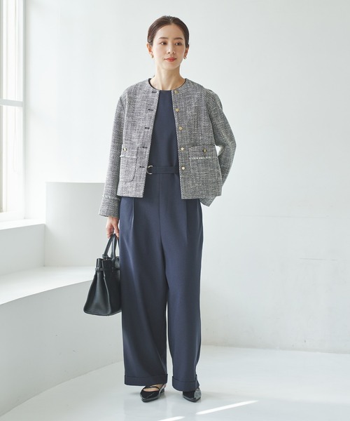 URBAN RESEARCH（アーバンリサーチ）の「ノーカラーツイードジャケット