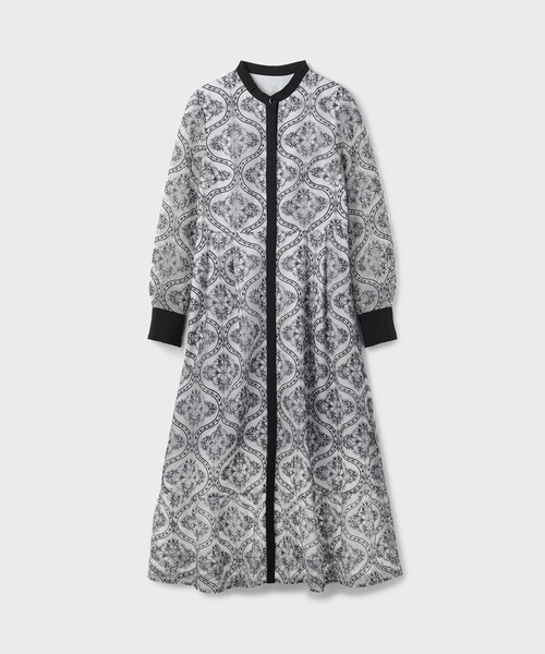 オーナメント刺繍フレアワンピース（ワンピース）｜GRACE CONTINENTAL