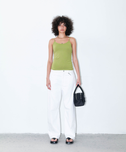 CHRISTINE PROJECT（クリスティンプロジェクト）の「TWO ZIPPER NYLON TOTE BAG(BLACK PEPPER)（トートバッグ・レディース・その他・FREE）」の3枚目の写真
