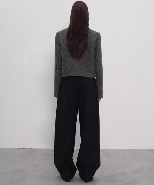 EIGHTHMONTH(エイスマンス)の「ブラックワイドトラウザー EM25a157【EIGHTHMONTH】(その他パンツ・レディース・ブラック・L/M/S)」の10枚目の写真