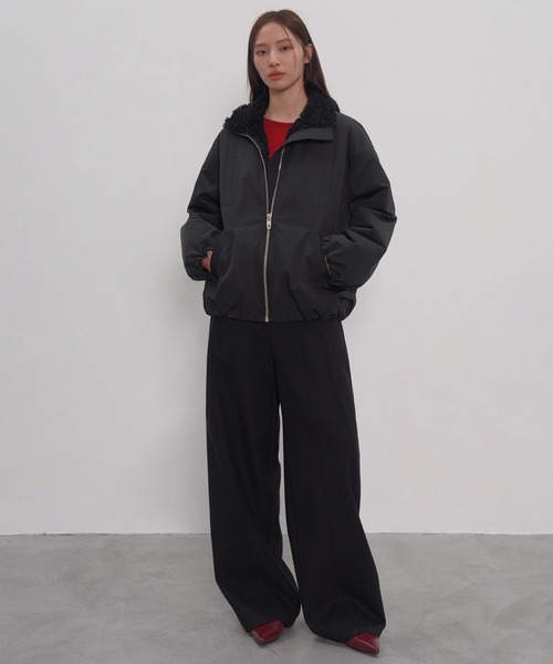 EIGHTHMONTH(エイスマンス)の「ブラックワイドトラウザー EM25a157【EIGHTHMONTH】(その他パンツ・レディース・ブラック・L/M/S)」の15枚目の写真