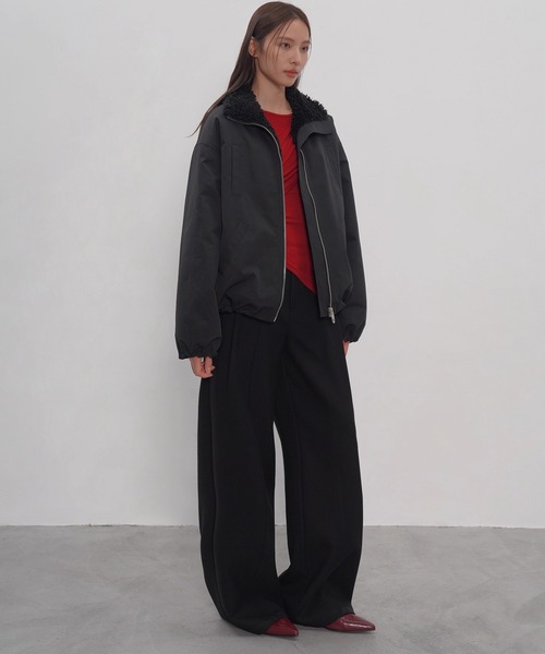 EIGHTHMONTH(エイスマンス)の「ブラックワイドトラウザー EM25a157【EIGHTHMONTH】(その他パンツ・レディース・ブラック・L/M/S)」の17枚目の写真