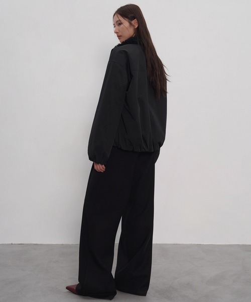 EIGHTHMONTH(エイスマンス)の「ブラックワイドトラウザー EM25a157【EIGHTHMONTH】(その他パンツ・レディース・ブラック・L/M/S)」の18枚目の写真