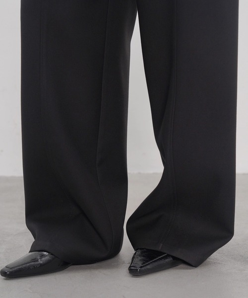 EIGHTHMONTH(エイスマンス)の「ブラックワイドトラウザー EM25a157【EIGHTHMONTH】(その他パンツ・レディース・ブラック・L/M/S)」の5枚目の写真