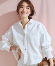 Elura | 大人カラーデニムシャツ/625553(シャツ/ブラウス)